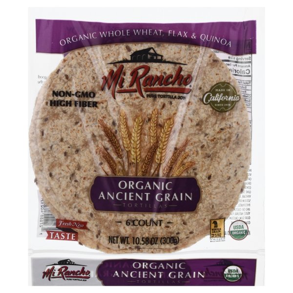 Mi Rancho Organic Ancient Grain Tortillas, 6ct