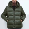 thumbnail image 2 of Vedolay Warm Winter Coats 2023 Solid Fashion Business Elegant Coat Fall Coat Green,M, 2 of 5