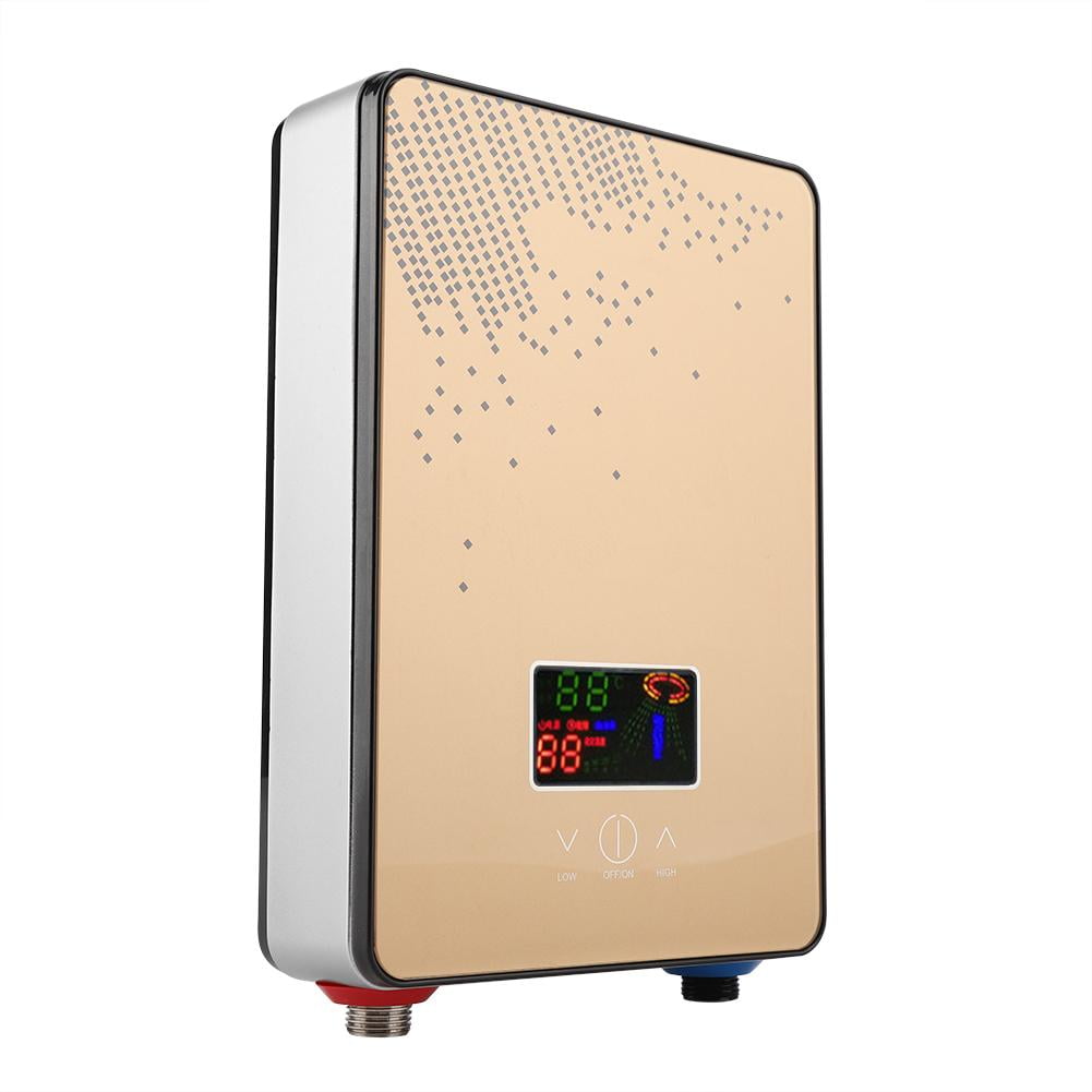 LYUMO Electric Tankless Hot Water Heater 6500W Electric Water Heater Shower For Household Bathroom