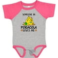 thumbnail image 3 of Inktastic Someone in Pensacola Loves Me Beach Vacation Boys or Girls Baby Bodysuit, 3 of 5