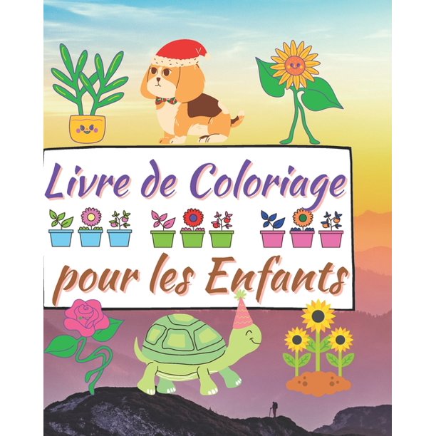 Livre De Coloriage Pour Les Enfants Nature Et Foret Apprendre A Colorier Pour Enfants A Partir De 3 Ans 8 Ans Cahier Coloriage Grand Format Pour Garcons Et Filles