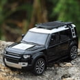 thumbnail image 3 of 1:24 Land Rover Defender 110 Off-road Vehicle SUV Alloy Diecast Car Model Sound Light Metal Toy Gift Children Porsche Motorcycle, 3 of 6