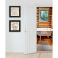 thumbnail image 2 of Trendy Decor4U "Soak & Unwind" 2-Piece Vignette By Deb Strain, Black Frame, 2 of 3