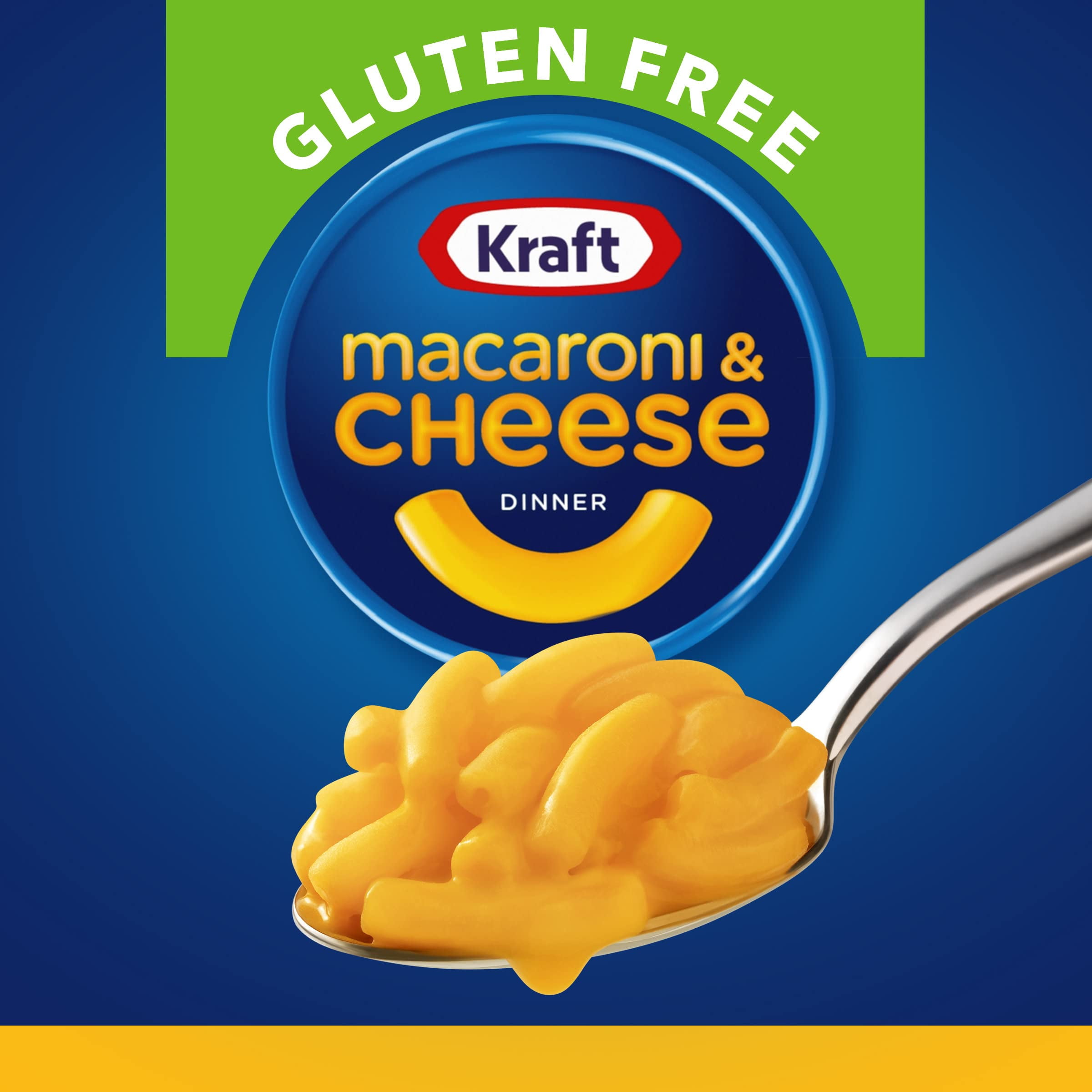 Kraft Gluten Free Original Mac and Cheese Cups Easy Microwaveable Dinner (Pack of 6)