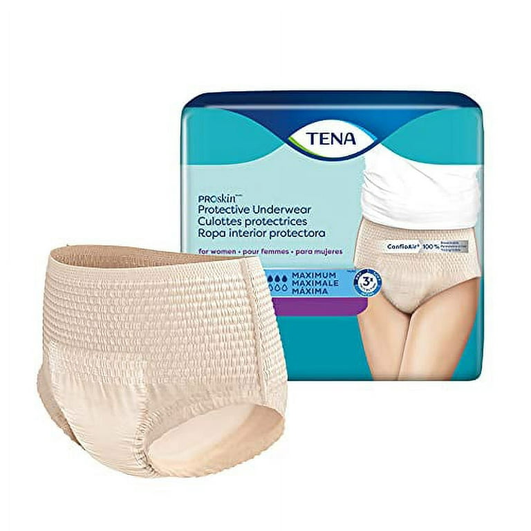 Essity TENA Protective Underwear, Women, Large, 45 - 58 Hip Size