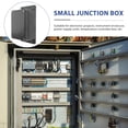 thumbnail image 2 of WRITWAA Weatherproof Outdoor Electrical Junction Box with Temperature Control, Black ABS Plastic, 1 Piece Enclosure, 2 of 8