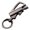 Black, variant on Keychain Lighter Match Lighter with Key Ring, Portable Reusable Multifunctional Flint Starter, Outdoor Camping Emergency Fire Tool Gas Free