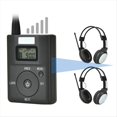 thumbnail image 4 of Portable Wireless Stereo Digital FM Audio Transmitter Mini Radio Receiver with Mic 3.5mm AUX Input for MP3/4 Tour Guide, 4 of 7