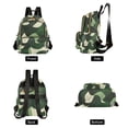 thumbnail image 4 of FORMRS Mini Backpack Purse for Women Travel Daypack Casual Shoulder Bag, Black Abstract, 4 of 7