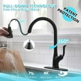 thumbnail image 3 of Appaso APS149MB Matte Black Kitchen Faucet, 3 of 7