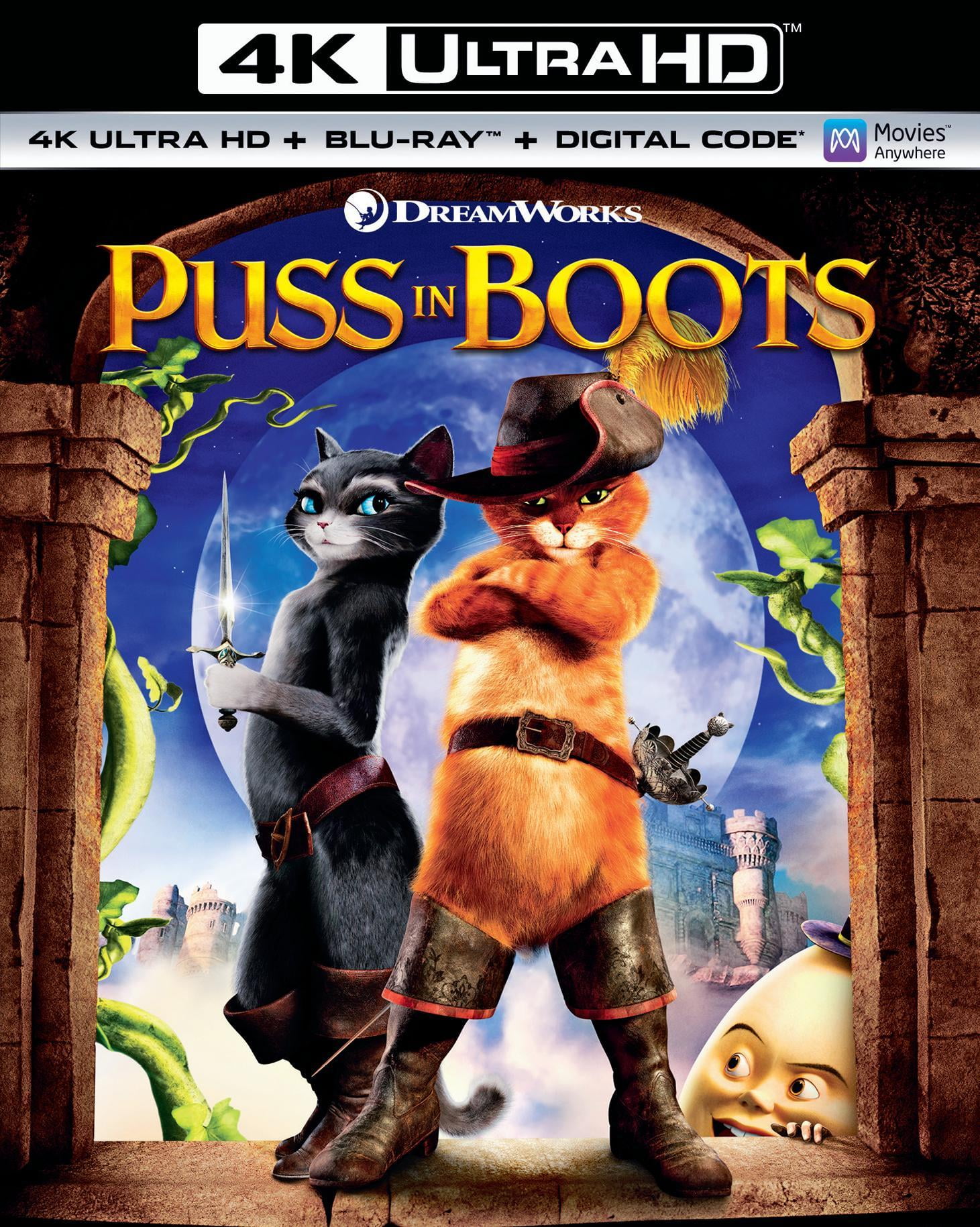 Puss in Boots (4K Ultra HD + Bluray + Digital Copy)