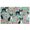 Green Boston Terrier, variant on French Bulldog Footprint Door Rugs,Washable Non Slip Door Mats Indoor,Decorative Door Mats,Entry Mat Indoor for Entrance,Bedroom,Kitchen,Bathroom,17"x30"