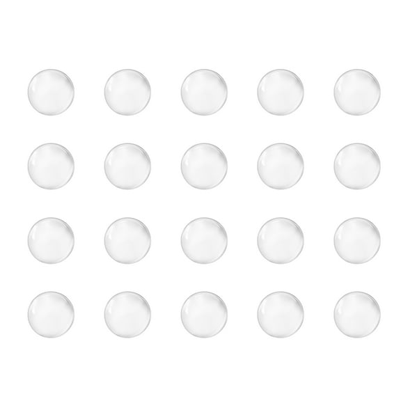 Uxcell 5.5mm Solid Round Clear Glass Ball Boiling Stones Soda Lime Glass Beads 200 Pack