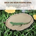 thumbnail image 1 of PAMINGONO Plato De Alimentación Para Mascotas Dorado De Resina Duradera Para Reptiles Y Anfibios, 1 of 8
