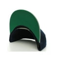 thumbnail image 3 of Classic Snapback Referee Hat High Profile Flat Bill Visor Adjustable Back Cap, NavyGrey White, 3 of 3
