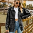 thumbnail image 2 of FJUCHAI Girls Oversized Denim Jacket Female Long Sleeve Jean Jacket Coats Boyfriend Jean Coat Jeans Jacket for Girls S-XXL, 2 of 9