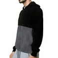 thumbnail image 5 of Fengactive Men's Long Sleeve Hoodie Color Block Zip Up Athletic Workout Hooded Sweatshirt Jacket Pullovers, 5 of 5