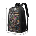 thumbnail image 3 of Gorillaz Sports Backpacks 17 Inch Schoolbag Adults Rucksack Simple Casual Daypack Lightweight Laptop Backpack Computer Bag, 3 of 6