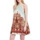 thumbnail image 1 of Minivestido de karité Free People verde XS, 1 of 1