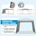 thumbnail image 5 of Spaco Patio 10x10FT Instant Pop-up Canopy Folding Tent with Sidewalls and Awnings Outdoor-Gray, Party Tent for Outside Party Waterproof Tent BBQ Shelter, 5 of 8