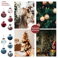 thumbnail image 4 of Toystoory Paquete de 30 bolas de Navidad, colgante decorativo de Navidad reutilizable para fiestas, bodas, cumpleaños, fotografía, patio, decoración del Kits de decoración para fiestas lago azul Toystoory HA065288-02B, 4 of 6