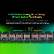OSCAL Battery Pack for Power Station,Cableless Stacking Conection Design to Expand Battery Capacity with PowerMax 3600