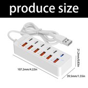 Highly power USB C And USB A MultiPort Charging Adapter Electrical Socket For Multiple Devices Simultaneously Charging