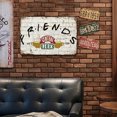thumbnail image 3 of Placa Metal Vintage Amigos Pintura Hierro Rectangular Arte La Pared Del 30x20 Cm, 3 of 9