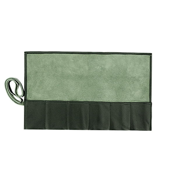 Estuche universal para relojes,Organizador de relojes de viaje Estuche de cuero para relojes,Estuche enrollable para relojes con 6 ranuras,Bolsa enrollable para guardar relojes para hombre y