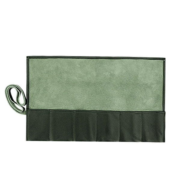 Estuche universal para relojes,Organizador de relojes de viaje Estuche de cuero para relojes,Estuche enrollable para relojes con 6 ranuras,Bolsa enrollable para guardar relojes para hombre y