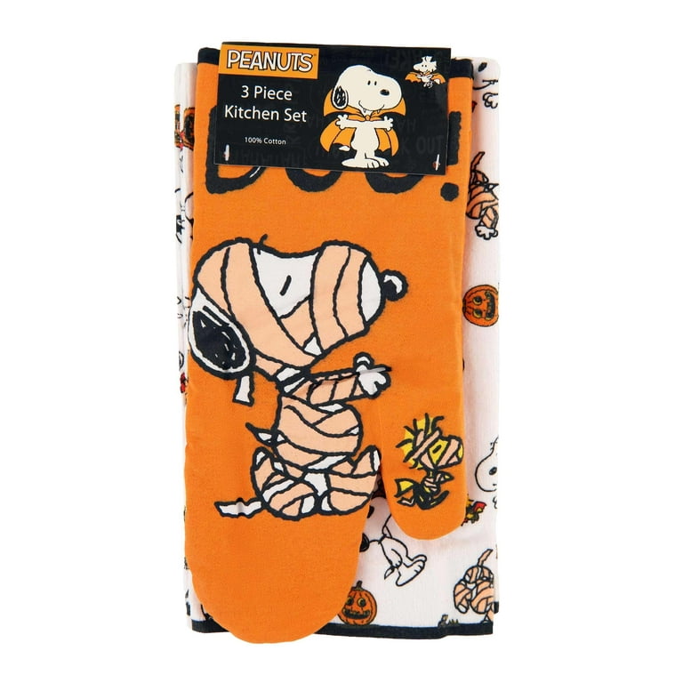 Snoopy Halloween Mummy 3 Piece Textile Set