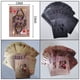 thumbnail image 4 of Fmoacen 4 Barajas Naipes Impermeables Plástico Negro Oro Rosa Naipes Papel de Aluminio Cartas de Póquer Juegos de Naipes Estándar Temáticos para Adultos Fiesta de Juegos Familiares, 4 of 5