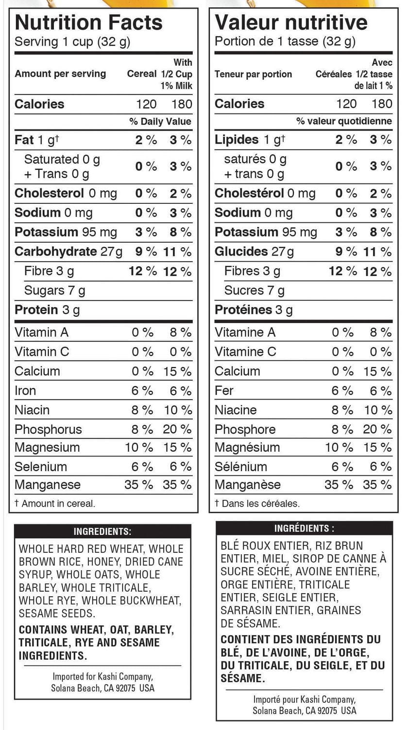 Céréales soufflées au miel Kashi, 265 g