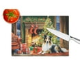 thumbnail image 3 of Sheltie Cozy Christmas Glass Cutting Board Large 12 in x 15 in, 3 of 5