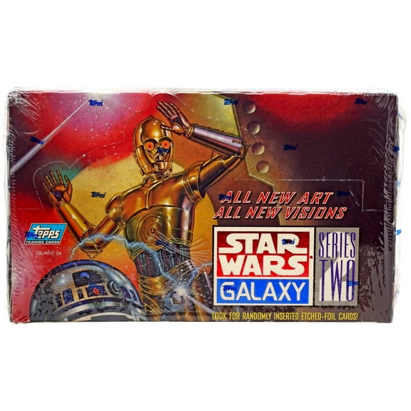 Star Wars Topps Galaxy Series 2 Trading Card Box (36 Packs)