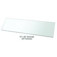 thumbnail image 2 of CRL 38TGR1036 10" x 36" Rectangle 3/8" Clear Tempered Glass Shelf - 2/Pk, 2 of 3