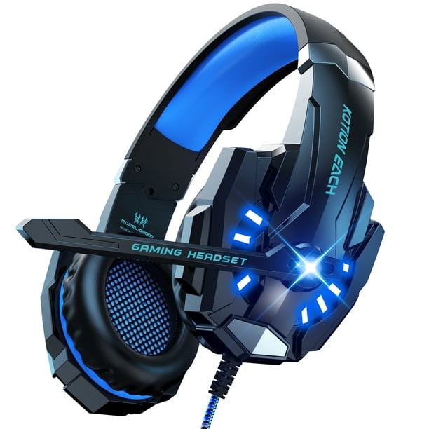 Auriculares Gaming VEATOOL ,PS4, PS5, Xbox One, PC y Portátil, con Luces LED, Mic con cancelación de Ruido, Sonido Envolvente 7.1 y Almohadillas Suaves, También Compatibles con Nintendo Serie X|S