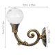 thumbnail image 2 of CTIRCHIU 2Ud Gancho Decorativo Para Con Acabado Y Bola De Cristal, 2 of 7