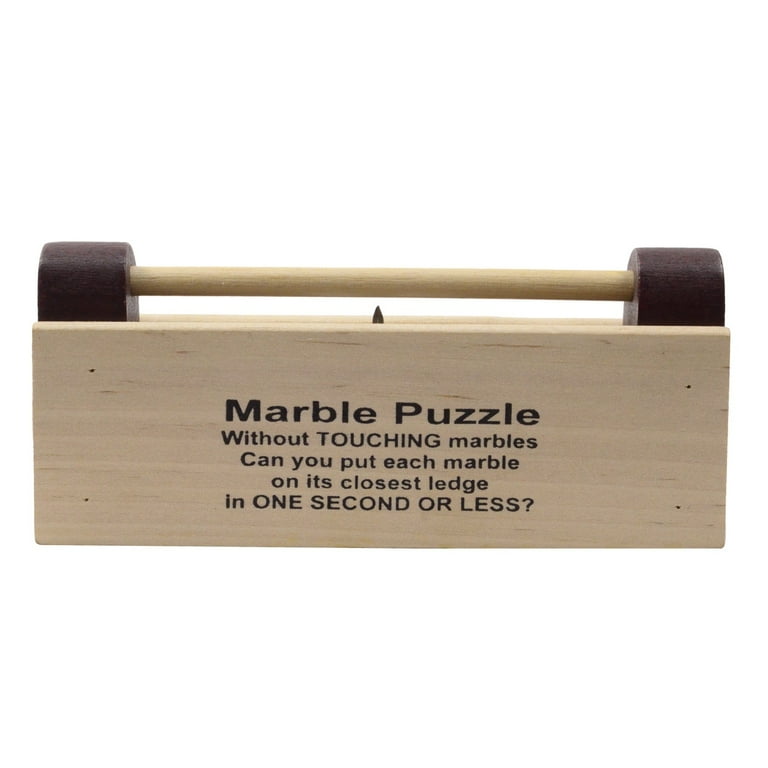 2 Marbles Puzzle Adult IQ Game Brain Teaser Toy Joke 2 Marbles Puzzle Adult IQ Game Brain Teaser Toy Joke
