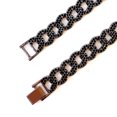 thumbnail image 1 of Joyería de personalidad de hip hop, collar de moda de hip hop europeo y americano, collar de cadena de clavícula de diamante negro estilo ins para hombres, 1 of 5