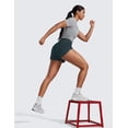 thumbnail image 4 of CRZ YOGA High Waisted Running Shorts for Women 2.5" Mesh Liner Quick Dry for Workout Athletic with Zipper Pocket, 4 of 6