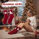 thumbnail image 3 of Red Cotton Crew Socks For Women Year Of The Horse Zodiac Celebration Casual, 3 of 5