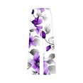 thumbnail image 5 of Women's Capris With Pockets Flowers Clearance Under $10 Fragrant Linen Printed Loose Fashionable Drawstring Pants Cropped Pants, 5 of 5