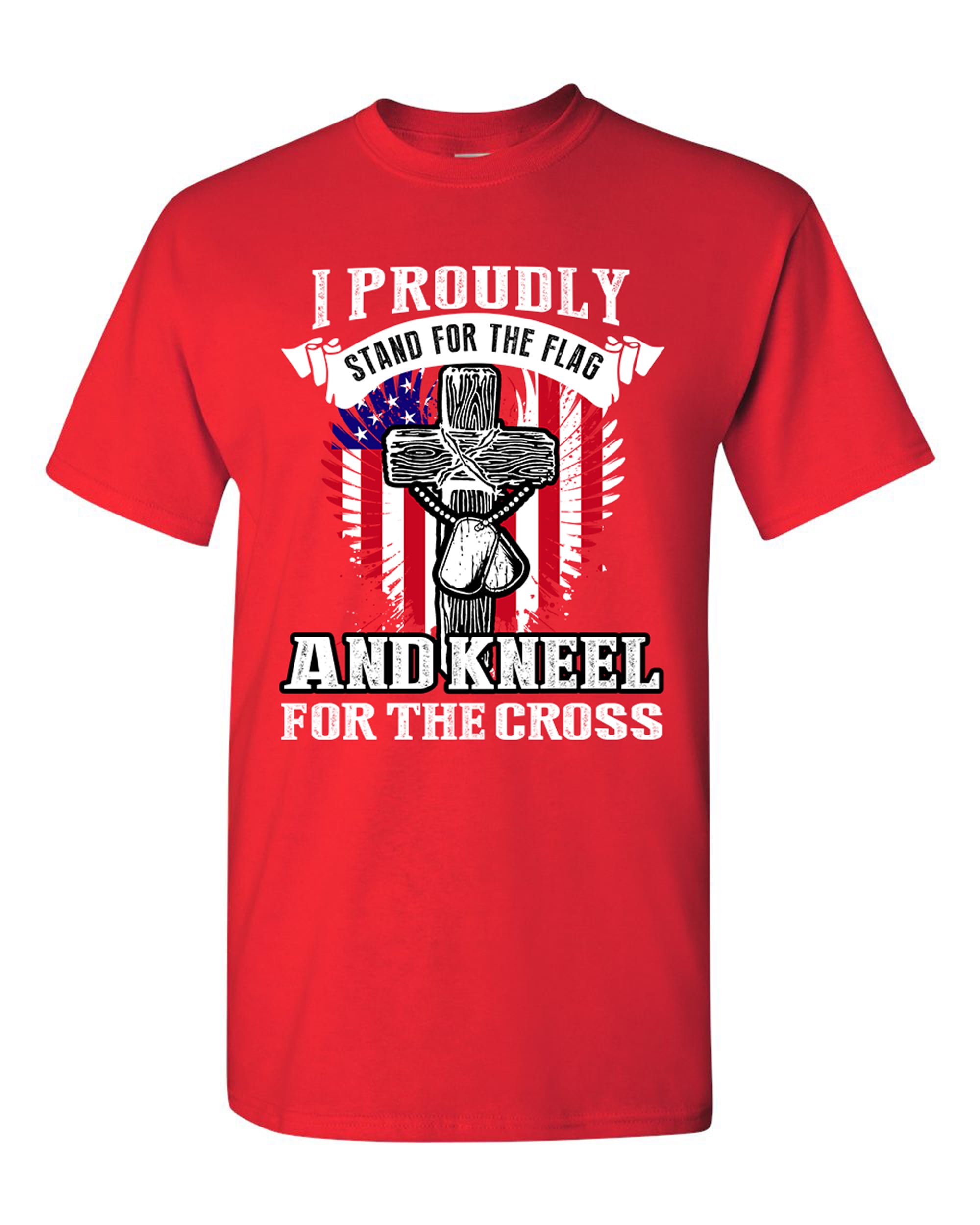 Stand for The Flag and Kneel for The Cross T-Shirts Baby Boy Infant