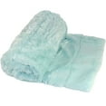 thumbnail image 4 of Home Soft Things Belardo FauxFur Throw Light Blue 70" x 80" Woven, 4 of 5