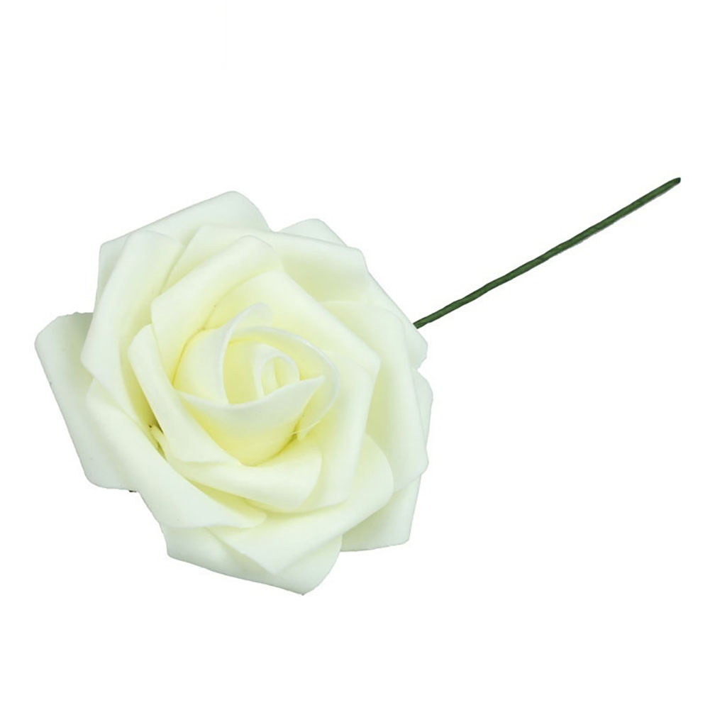 FaLX 1 Bouquet PE Foam 10 Heads Artificial Fake Rose Flower Bride ...