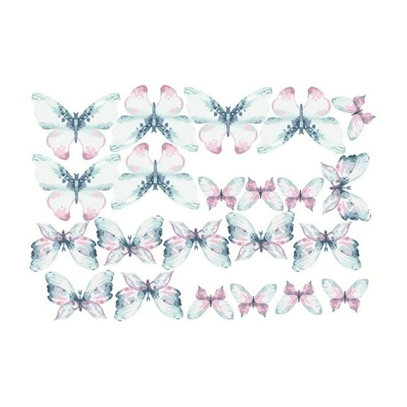 Crystal Candy Wafer-Paper Wild Butterflies