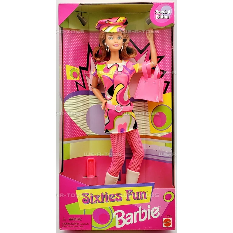 Sixties Fun Barbie Doll Special Edition Red Hair 1997 Mattel 17693