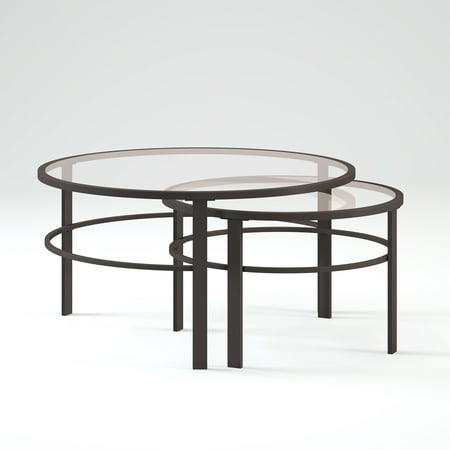 Camden&Wells - Gaia Nesting Coffee Table (set of 2) - Blackened Bronze