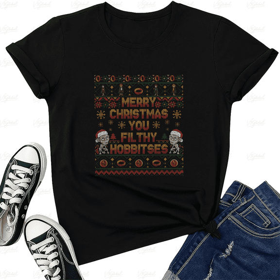 Funny Hobbit Holiday Quote Parody Art Unisex T-Shirt up to size 5XL
